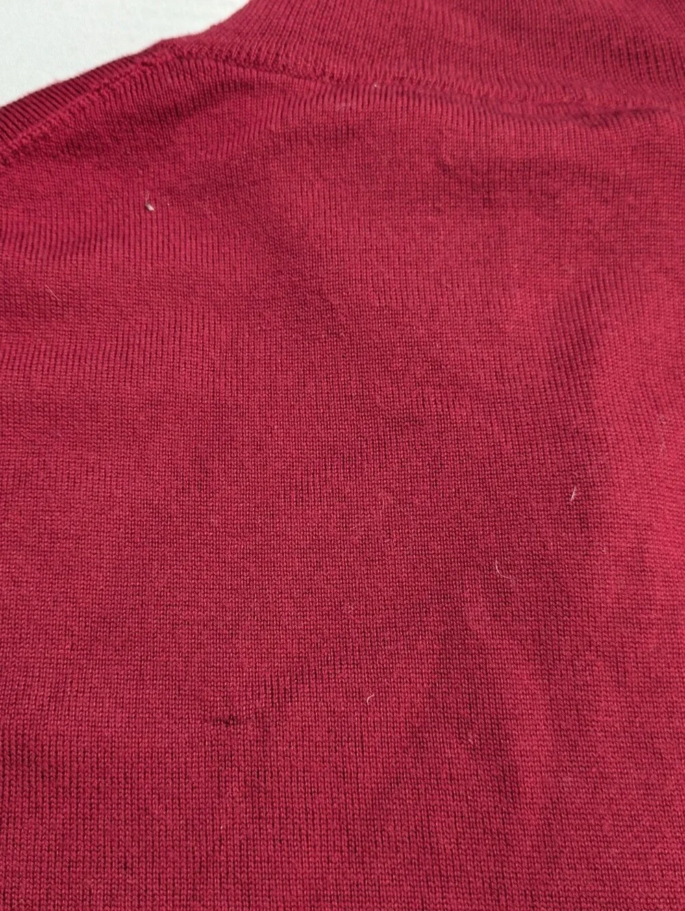Peter Millar Virginia Tech Hokies Mens XL 1/4 Zip Merino Wool Sweater